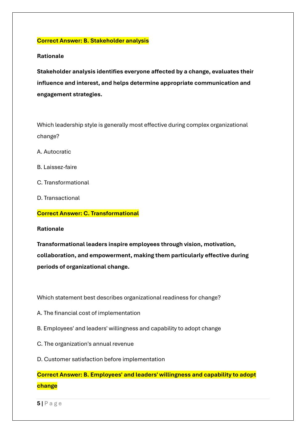 Preview page 5 of WGU C208 FINAL OA EXAM