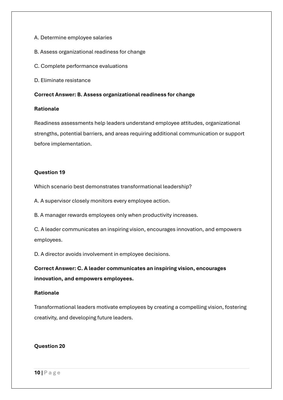 Preview page 10 of WGU C208 FINAL OA EXAM