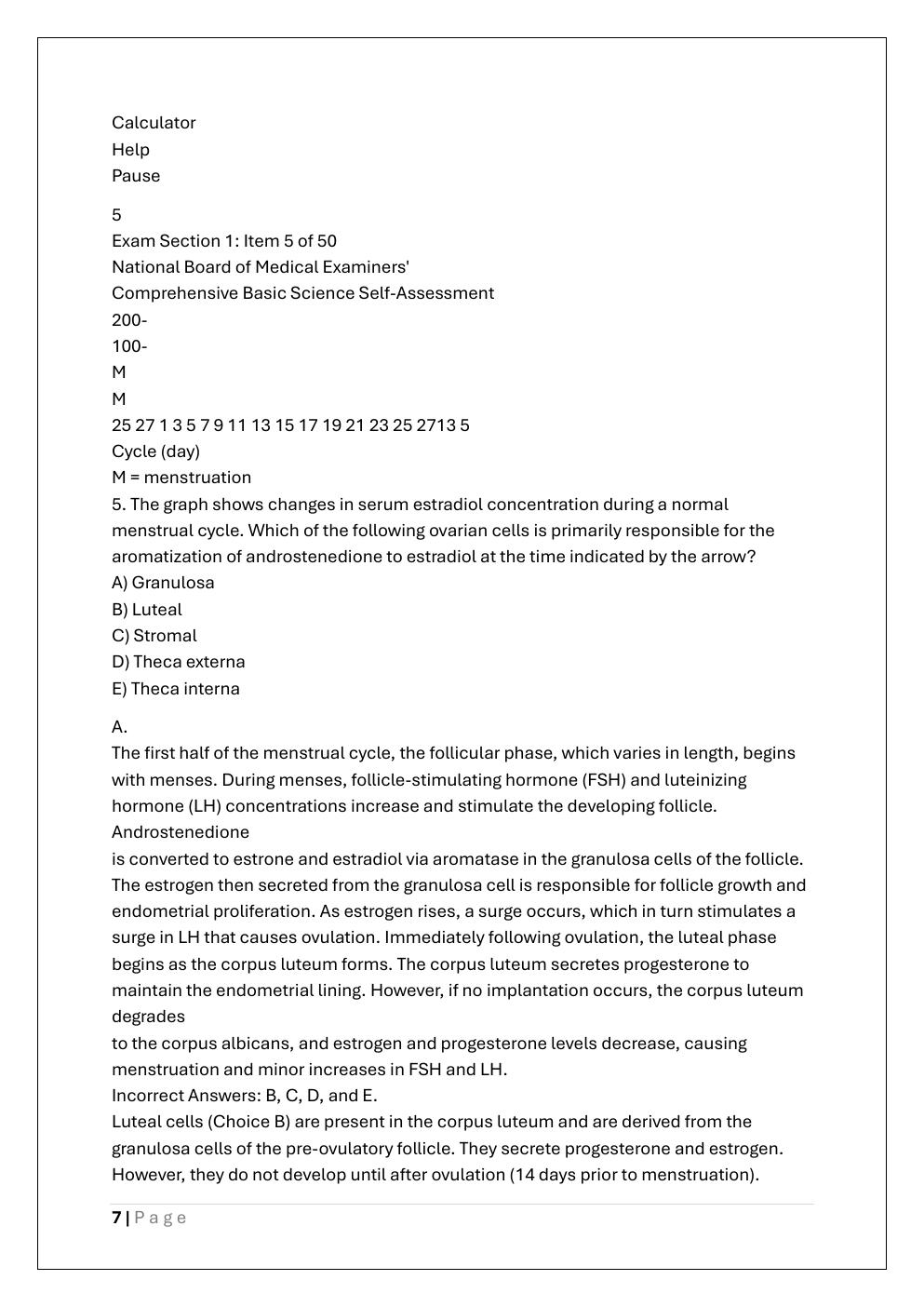 Preview page 7 of NBME 28 EXAM