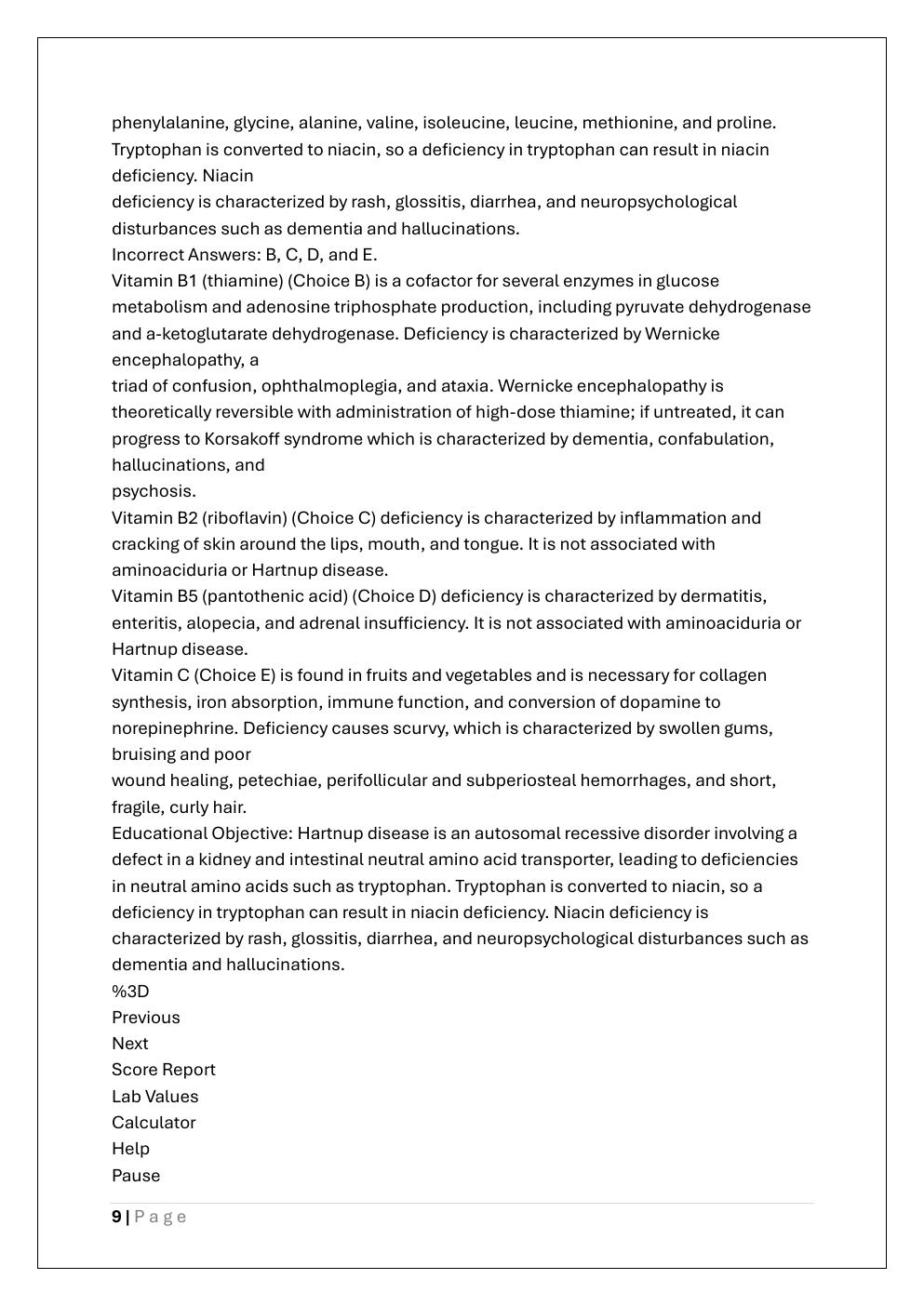 Preview page 9 of NBME 28 EXAM