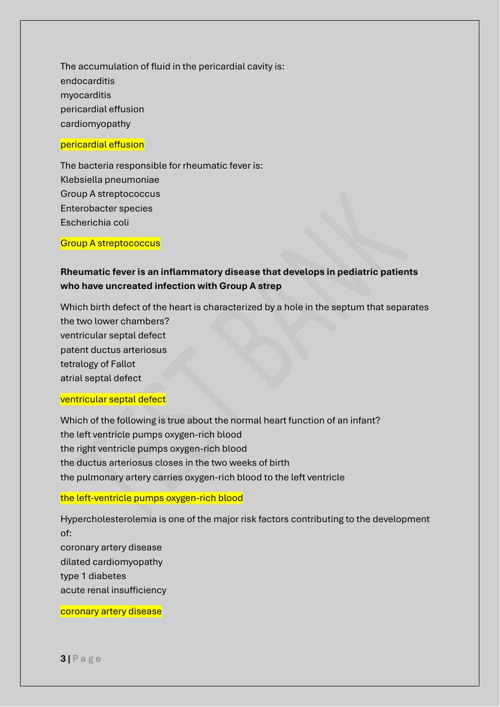 Preview page 3 of APEA PATHOPHYSIOLOGY EXAM AND  PRACTICE EXAM TEST BANK