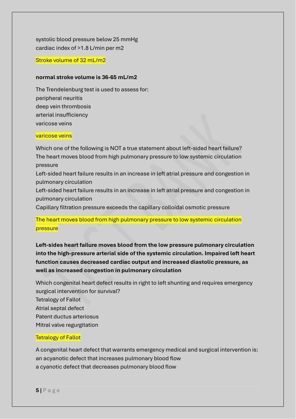 Preview page 5 of APEA PATHOPHYSIOLOGY EXAM AND  PRACTICE EXAM TEST BANK