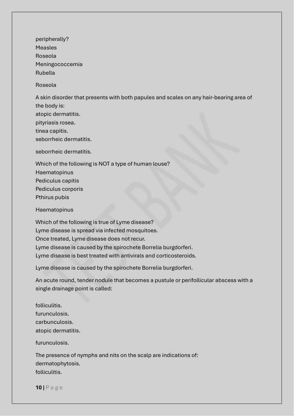 Preview page 10 of APEA PATHOPHYSIOLOGY EXAM AND  PRACTICE EXAM TEST BANK