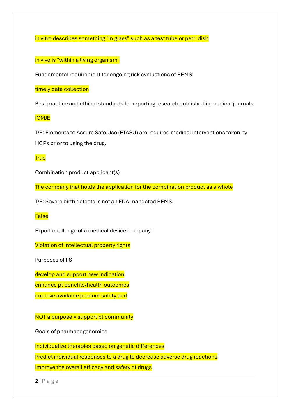 Preview page 2 of BCMAS EXAM VERSION 2