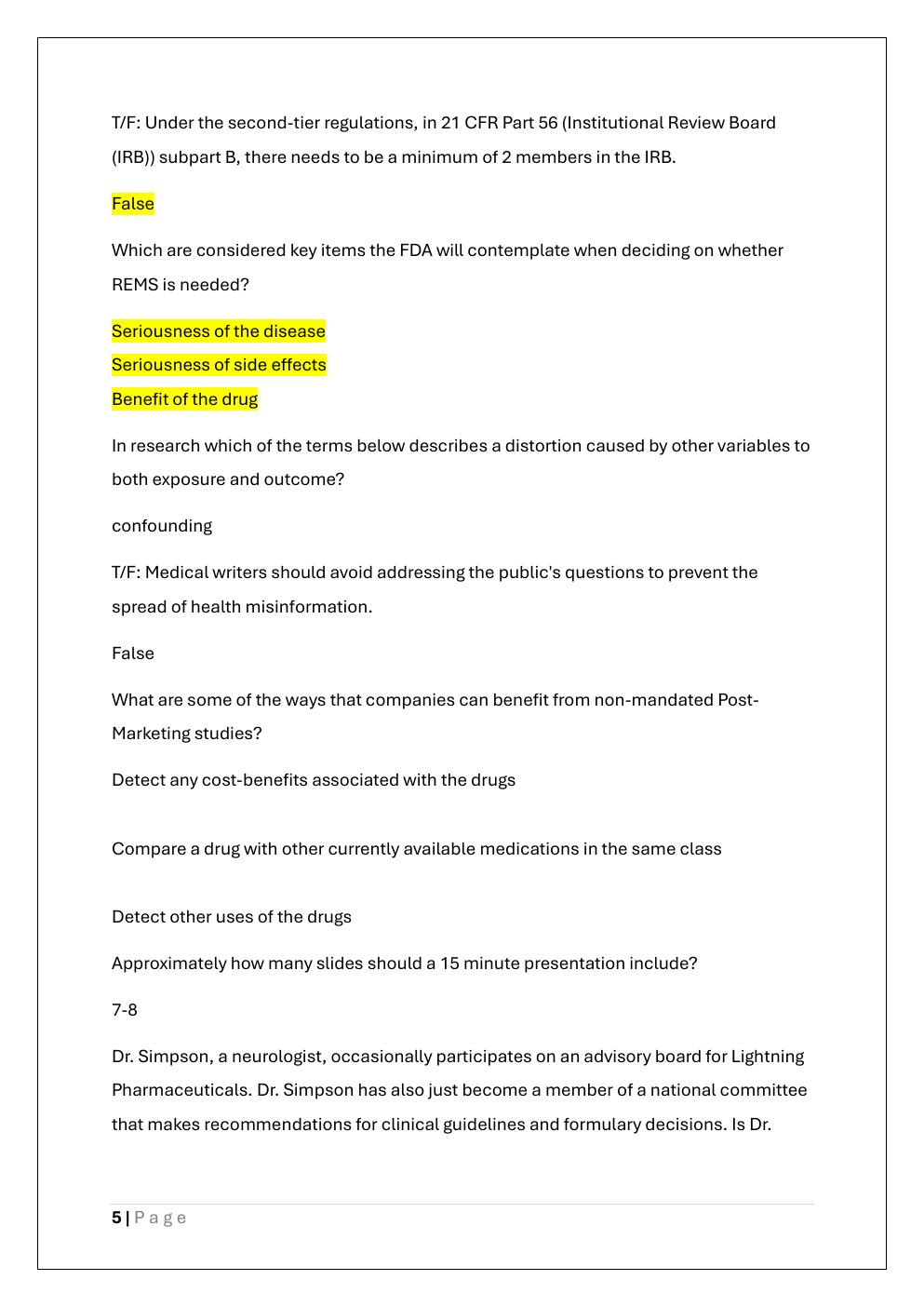 Preview page 5 of BCMAS EXAM VERSION 2