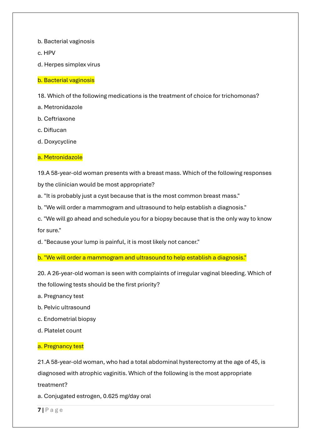 Preview page 7 of NUR 622 FINAL EXAM PREP