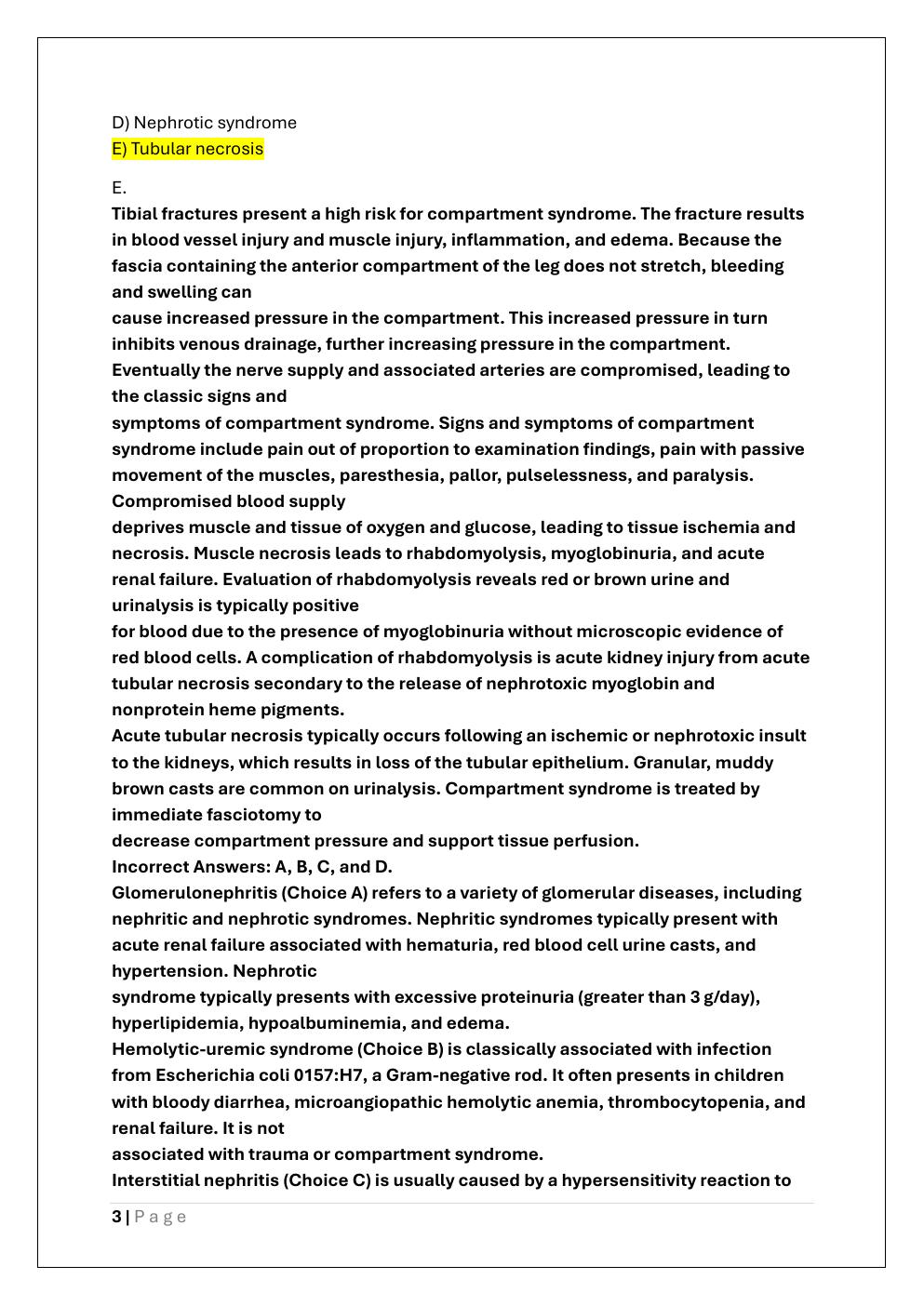 Preview page 3 of NBME 26 208 (USMLE STEP 1)EXAM