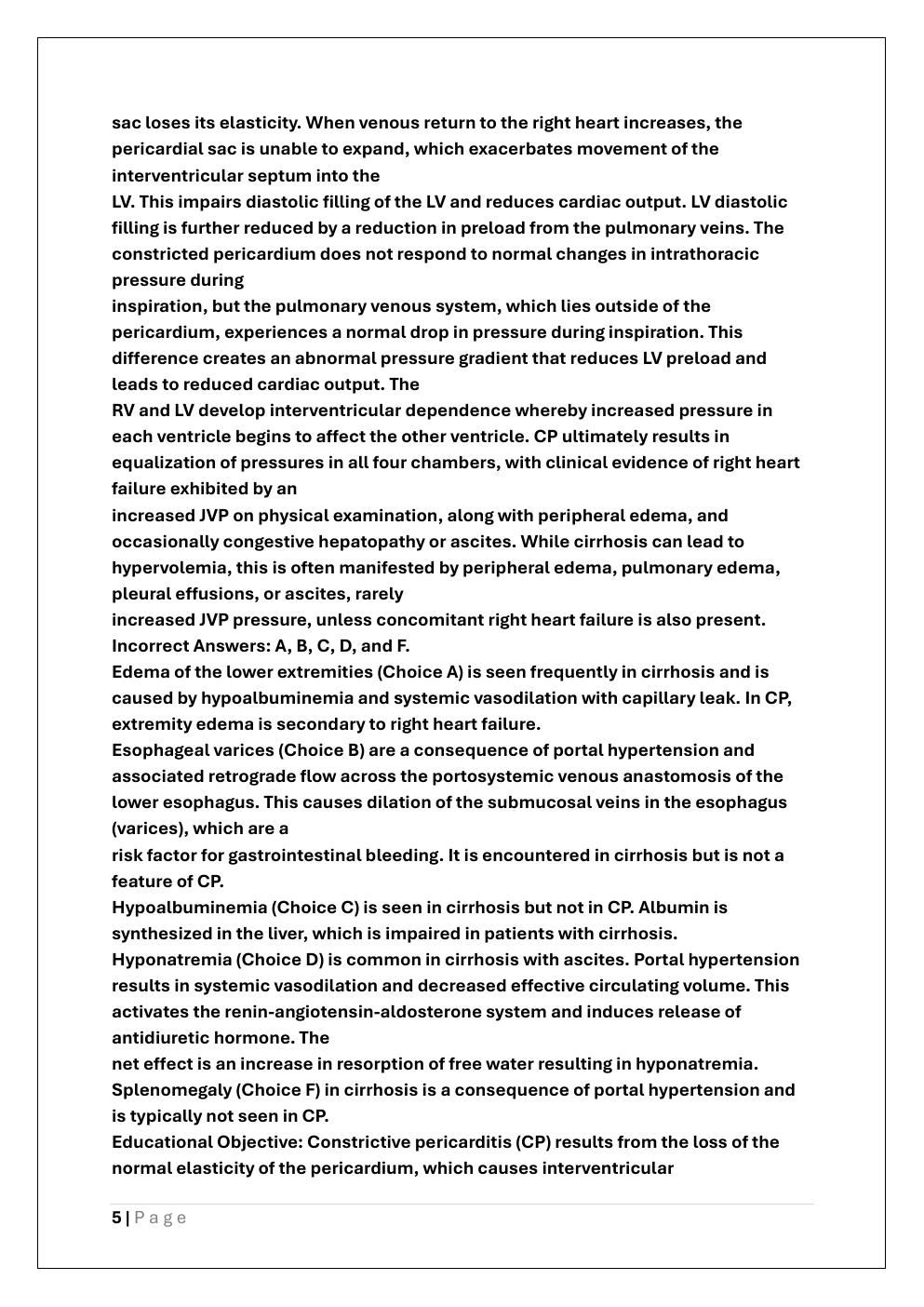 Preview page 5 of NBME 26 208 (USMLE STEP 1)EXAM