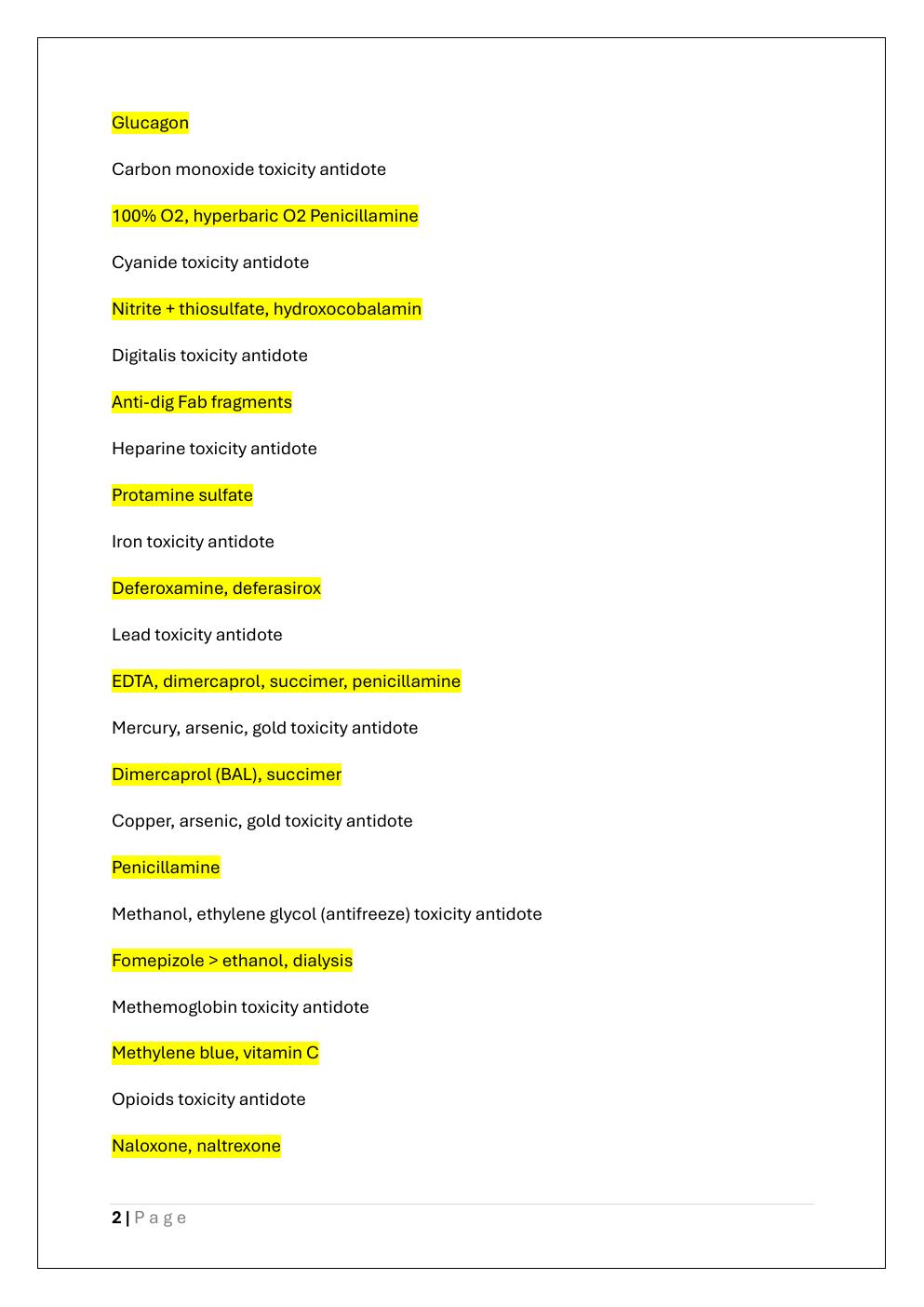 Preview page 2 of USMLE STEP 1 PHARMACOLOGY QUIZ BANK  EXAM