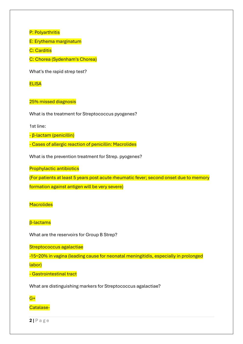 Preview page 2 of USMLE STEP 1 MICROBIOLOGY QUIZ BANK  EXAM
