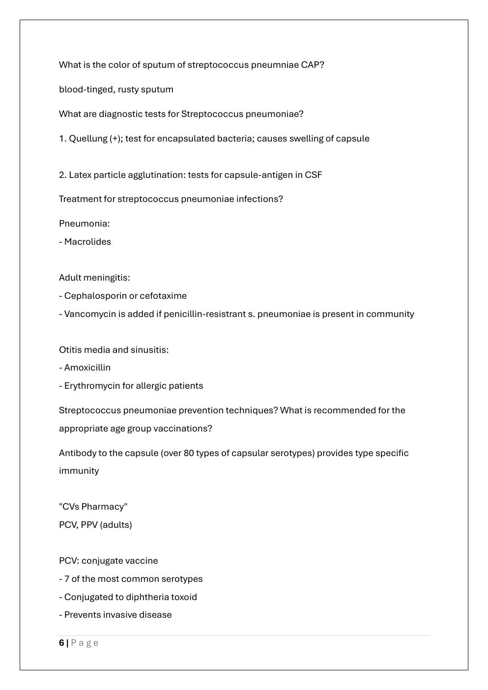 Preview page 6 of USMLE STEP 1 MICROBIOLOGY QUIZ BANK  EXAM