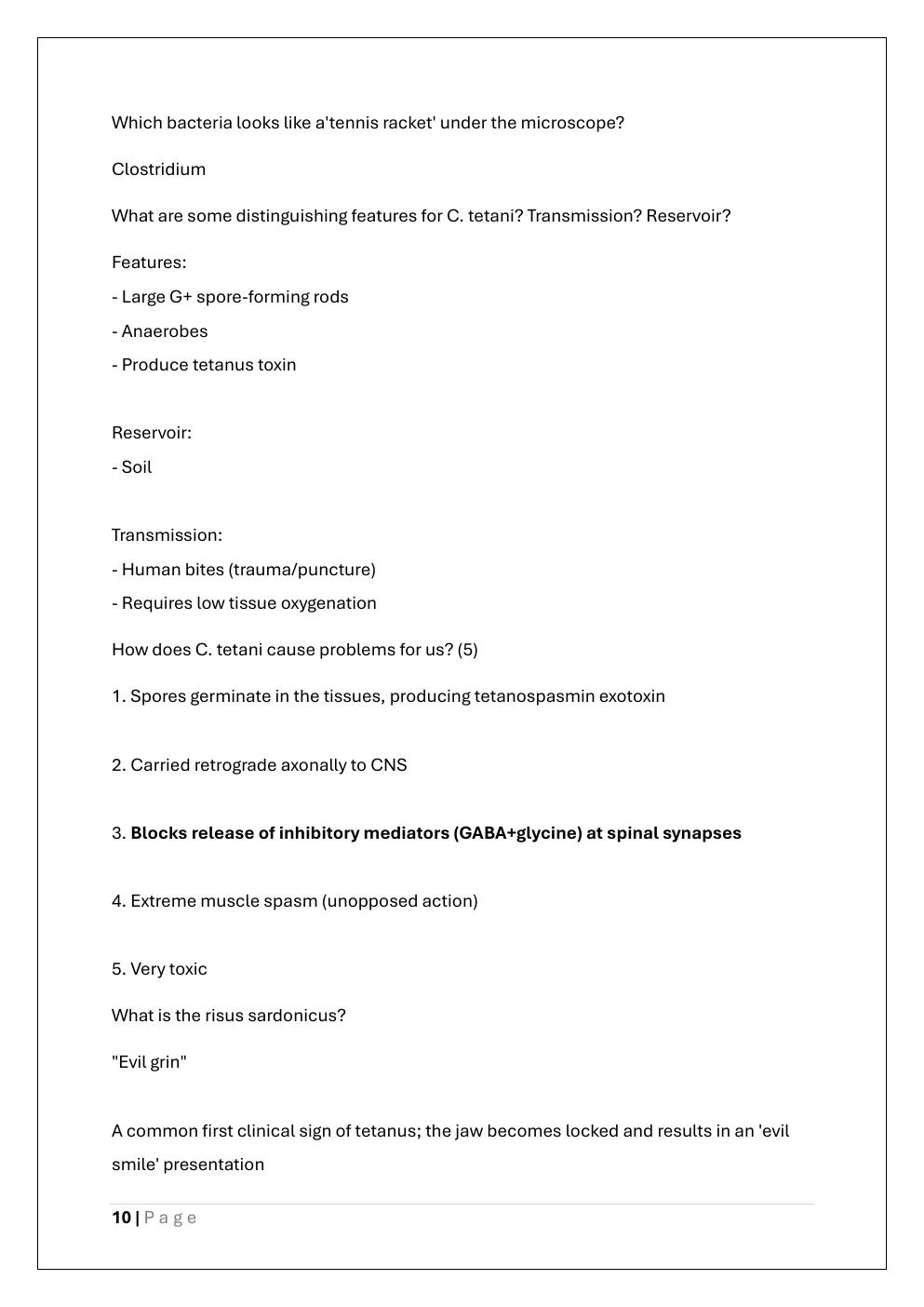 Preview page 10 of USMLE STEP 1 MICROBIOLOGY QUIZ BANK  EXAM