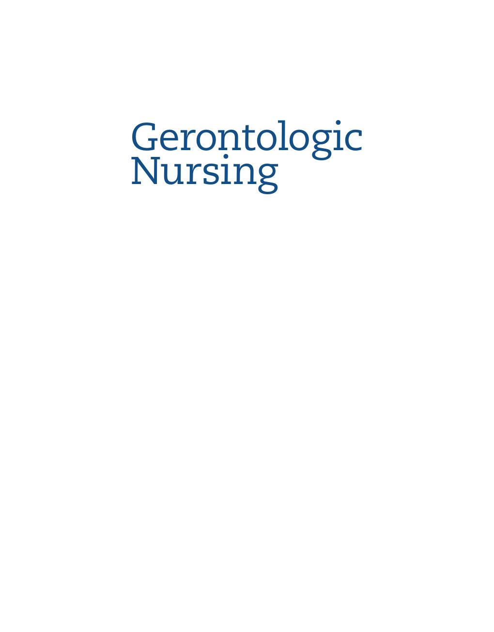 Preview page 2 of eBook PDF Gerontologic Nursing 5th Edition By Sue Meiner