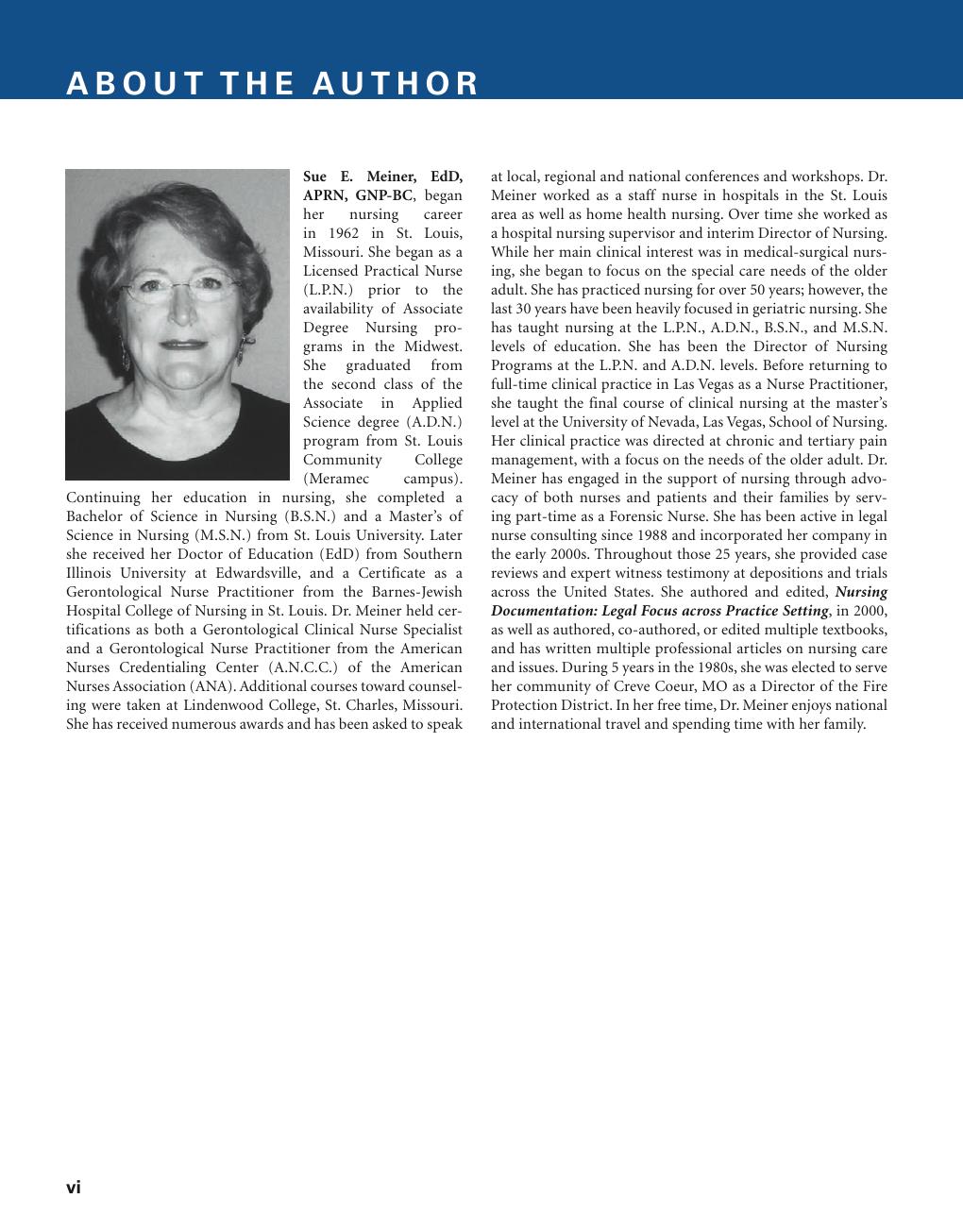 Preview page 6 of eBook PDF Gerontologic Nursing 5th Edition By Sue Meiner
