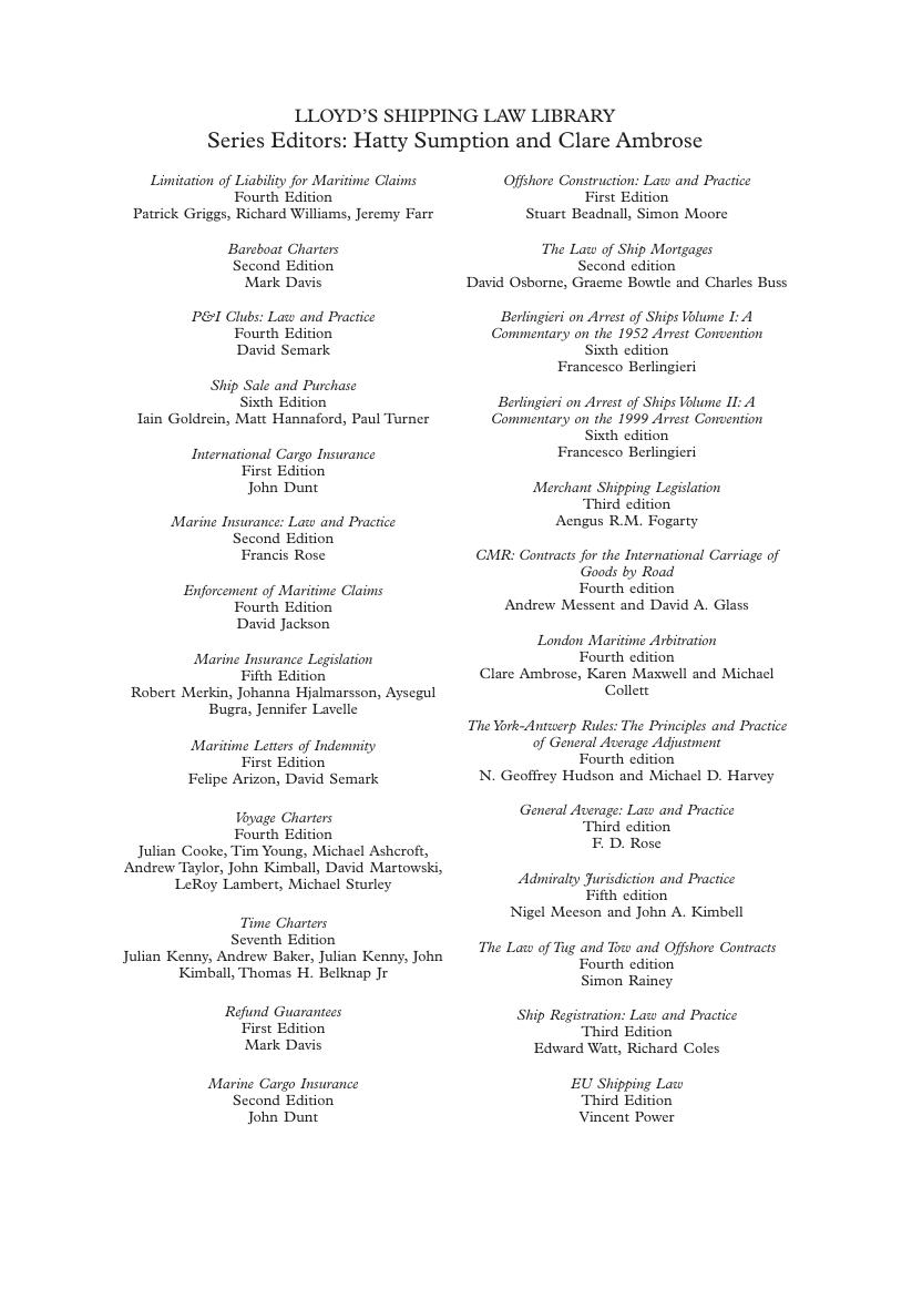 Preview page 3 of eBook PDF Laytime and Demurrage 8th Edition By John Schofield