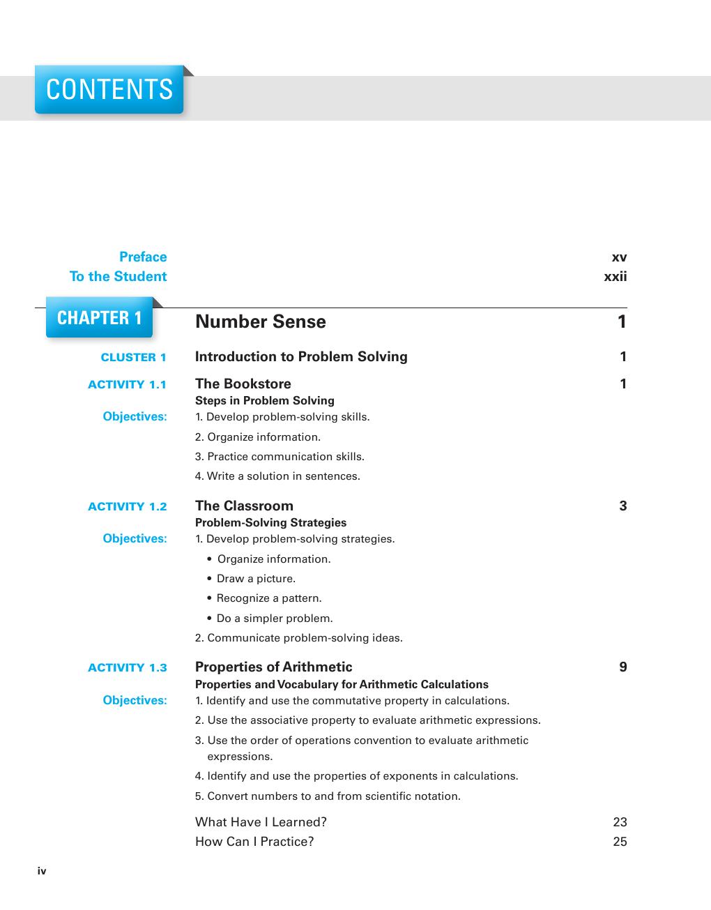 Preview page 5 of eBook PDF Mathematics in Action An Introduction to Algebraic Graphical and Numerical Problem Solving 6th Edition By Cons