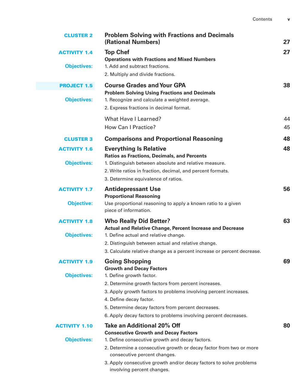 Preview page 6 of eBook PDF Mathematics in Action An Introduction to Algebraic Graphical and Numerical Problem Solving 6th Edition By Cons