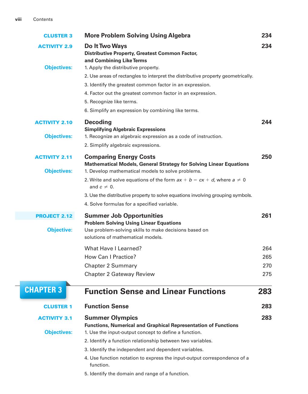 Preview page 9 of eBook PDF Mathematics in Action An Introduction to Algebraic Graphical and Numerical Problem Solving 6th Edition By Cons
