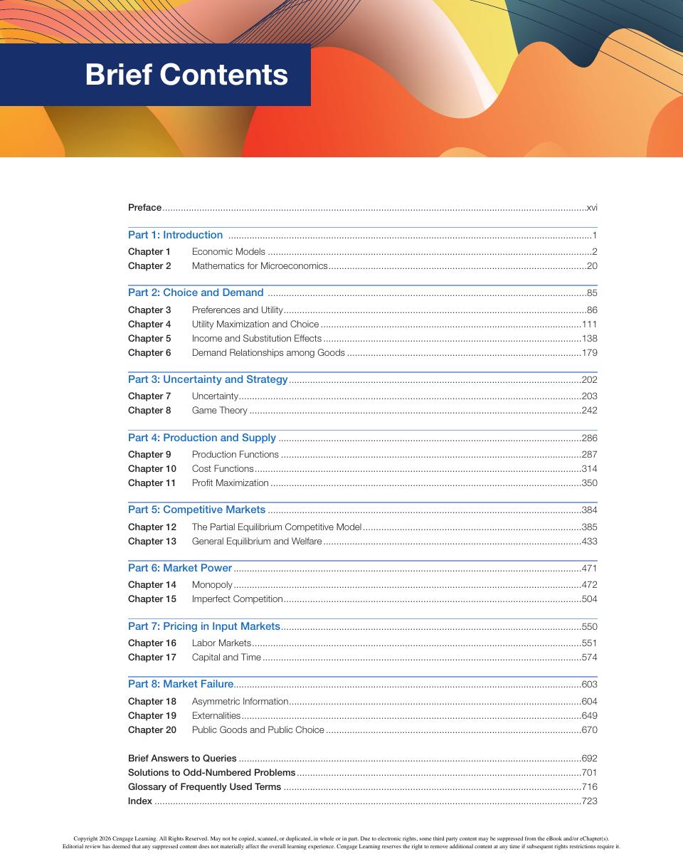 Preview page 7 of eBook PDF Microeconomic Theory Basic Principles Extensions 13th Edition By Walter Nicholson, Christopher Snyder