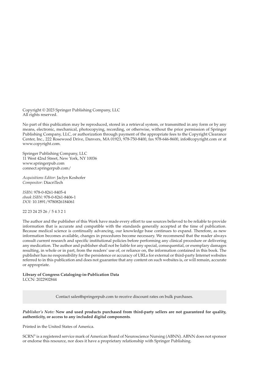 Preview page 5 of Stroke Nursing Certification Review 1st Edition By Kathy Morrison