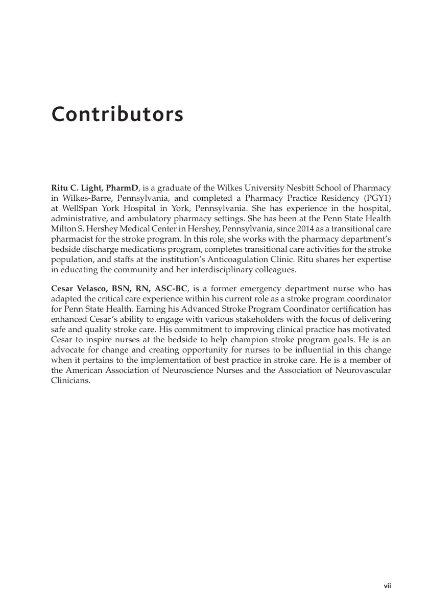 Preview page 8 of Stroke Nursing Certification Review 1st Edition By Kathy Morrison