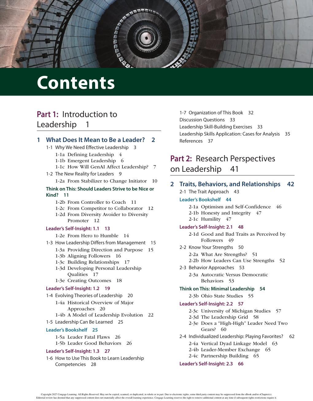 Preview page 7 of The Leadership Experience 9th Edition By Richard Daft