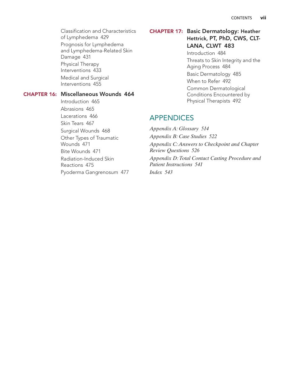 Preview page 7 of Wound Management Principles and Practices 4th Edition By Betsy Myers