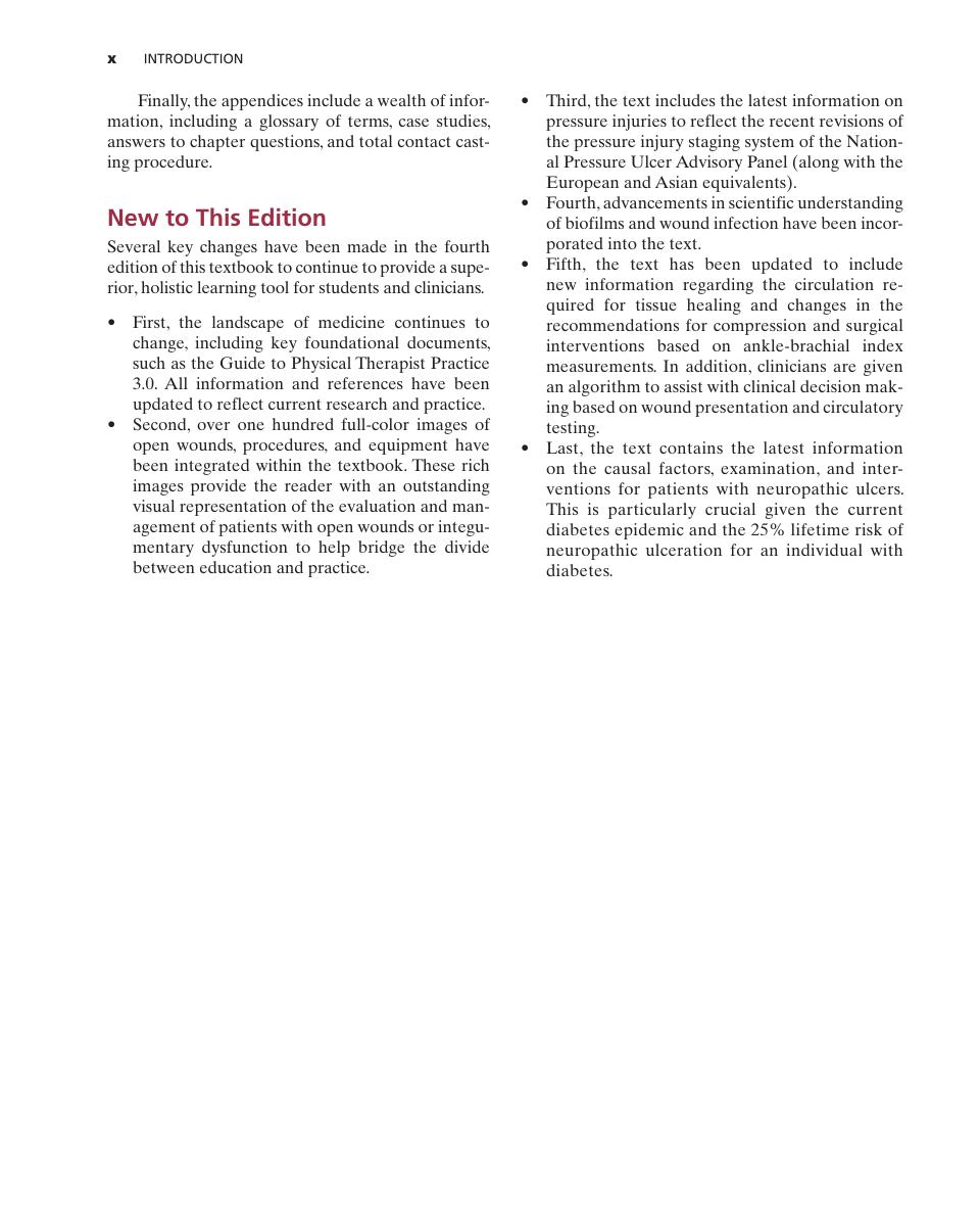 Preview page 9 of Wound Management Principles and Practices 4th Edition By Betsy Myers