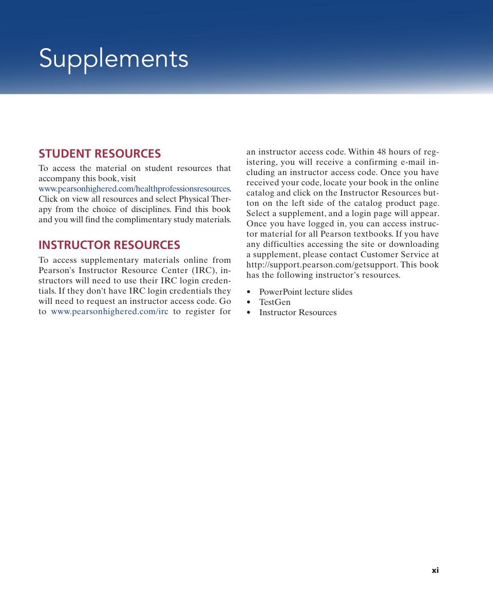 Preview page 10 of Wound Management Principles and Practices 4th Edition By Betsy Myers