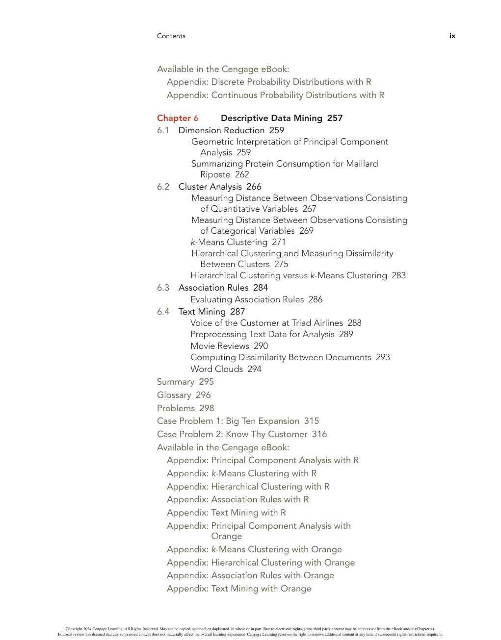 Preview page 10 of Business Analytics By Camm Jeffrey D.Cochran, James J.Fry