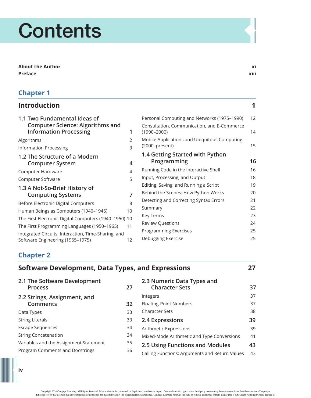 Preview page 6 of eBook PDF Fundamentals Of Python First Programs 3rd Edition By Kenneth Lambert