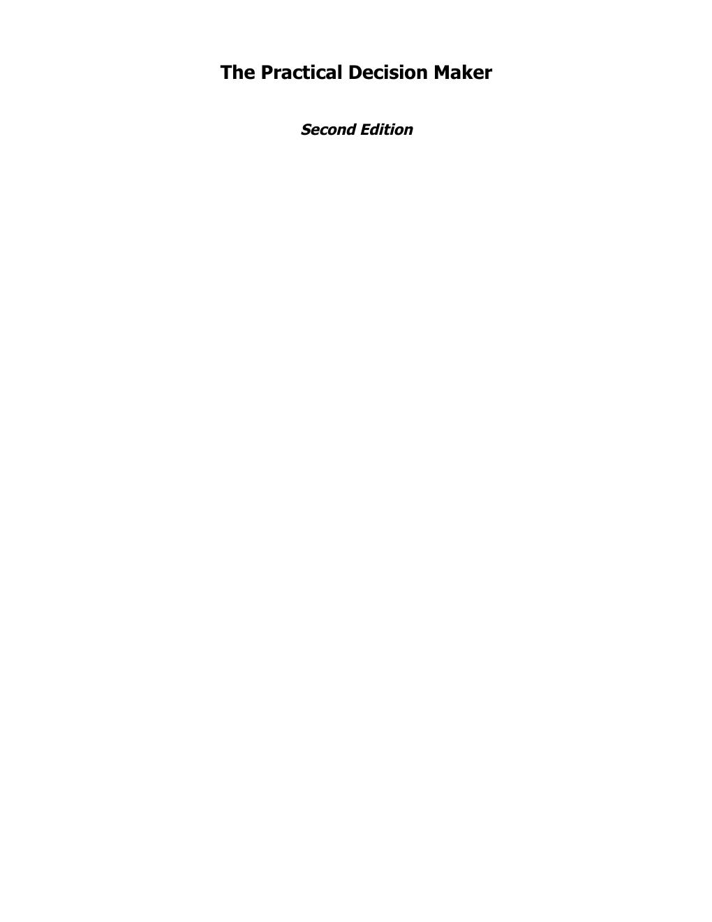 Preview page 2 of eBook PDF The Practical Decision Maker A Handbook for Decision Making and Problem Solving in Organizations 2nd Edition B