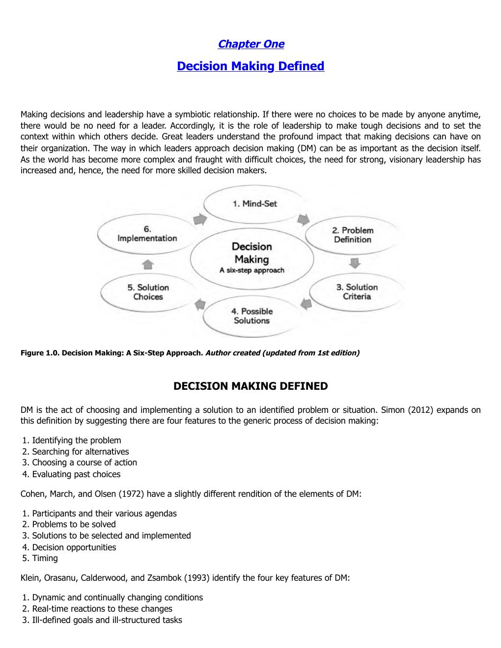 Preview page 9 of eBook PDF The Practical Decision Maker A Handbook for Decision Making and Problem Solving in Organizations 2nd Edition B