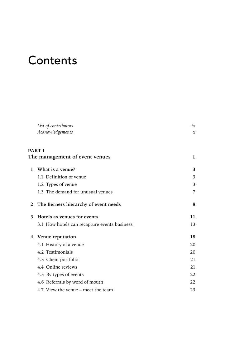 Preview page 6 of The Practical Guide to Managing Event Venues By Philip Berners