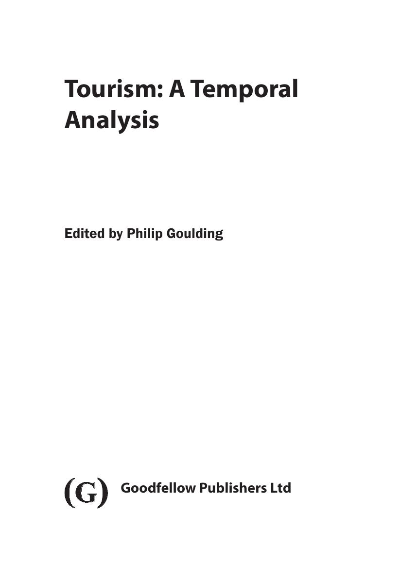 Preview page 2 of eBook PDF Tourism A temporal analysis By Philip Goulding