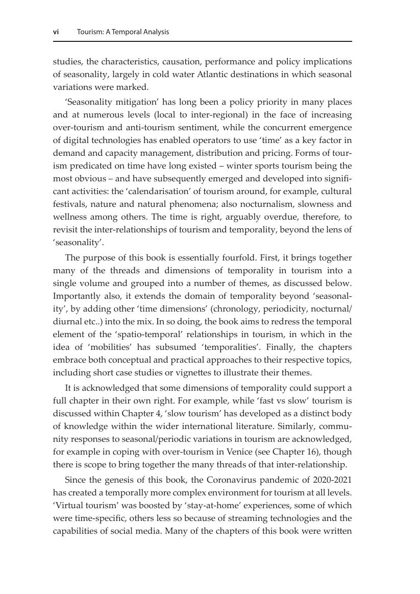 Preview page 7 of eBook PDF Tourism A temporal analysis By Philip Goulding