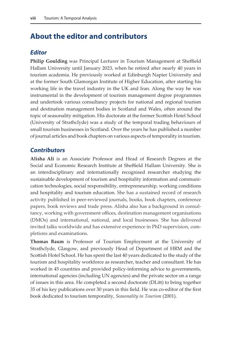 Preview page 9 of eBook PDF Tourism A temporal analysis By Philip Goulding