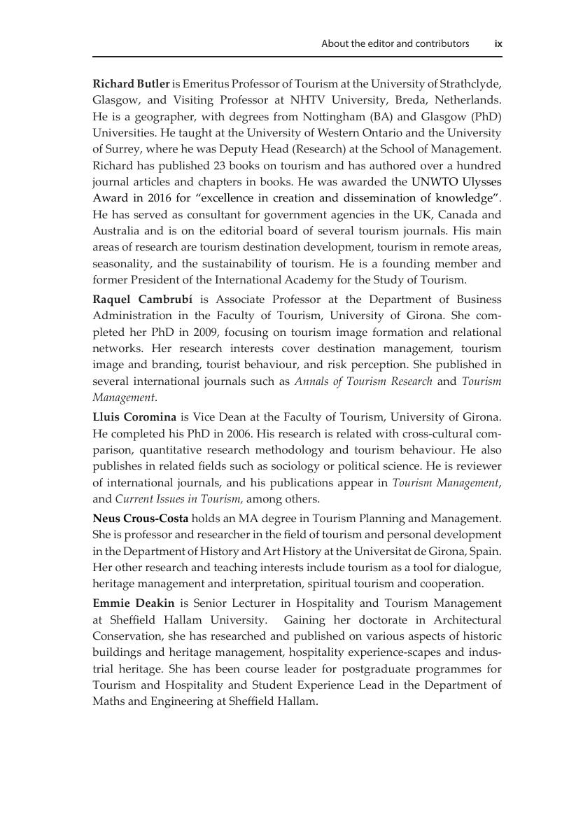Preview page 10 of eBook PDF Tourism A temporal analysis By Philip Goulding