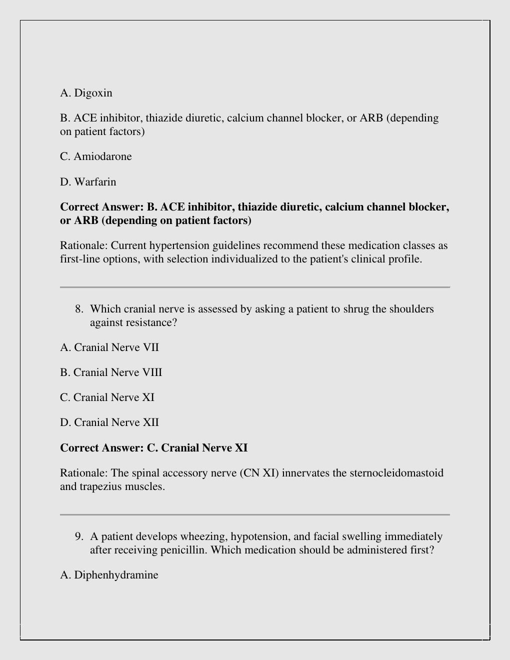 Preview page 4 of Barkley 3P Comprehensive Practice Exam with correct answers with rationales  2026/2027 version A+ Graded