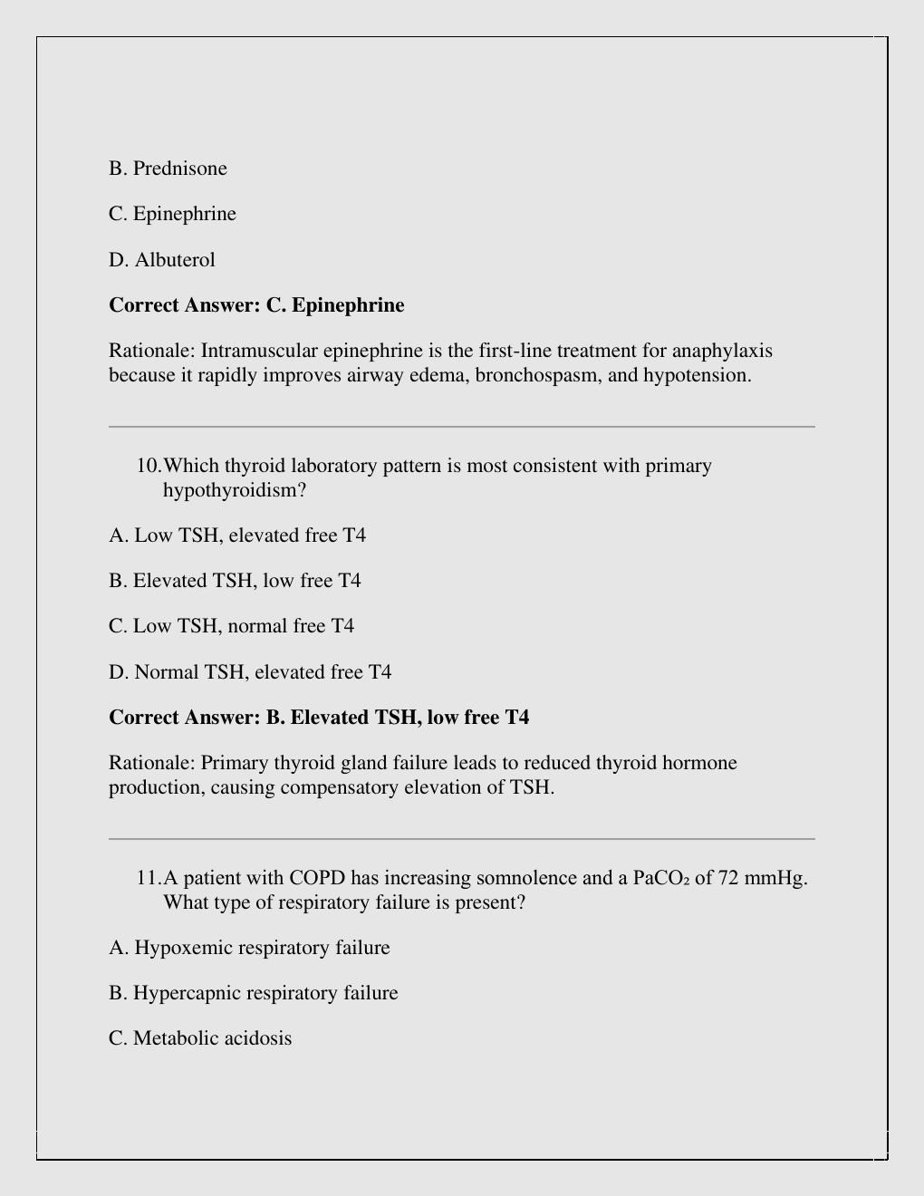 Preview page 5 of Barkley 3P Comprehensive Practice Exam with correct answers with rationales  2026/2027 version A+ Graded
