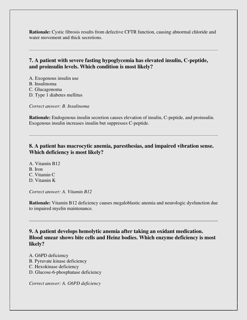 Preview page 3 of COMSAE Phase 1 (ASA 115) — Level 1 questions with correct answers 2026/2027  version with rationales/instant pdf