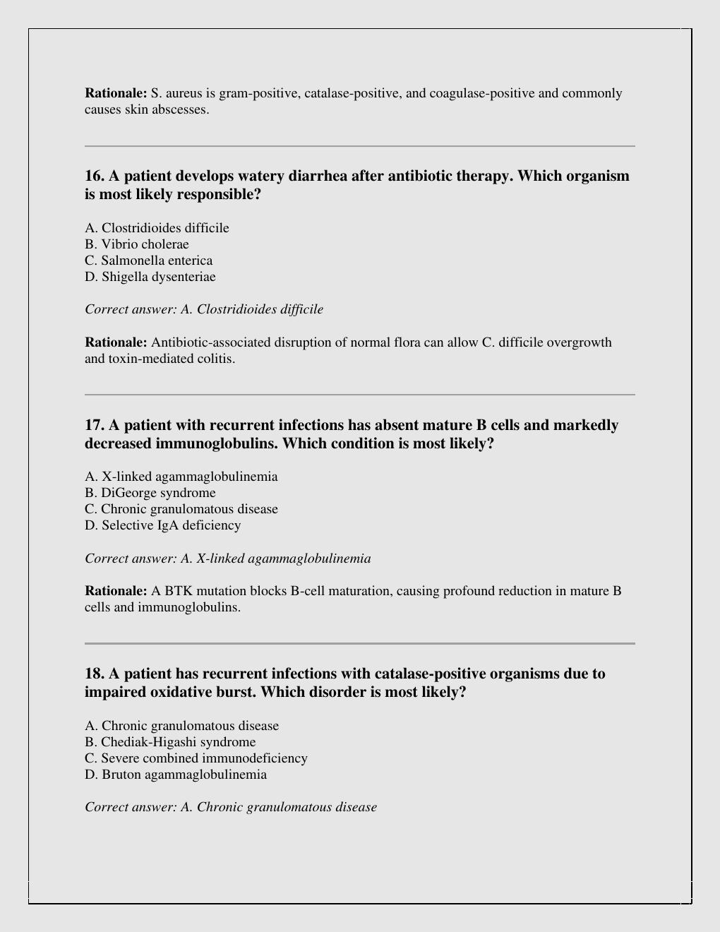 Preview page 6 of COMSAE Phase 1 (ASA 115) — Level 1 questions with correct answers 2026/2027  version with rationales/instant pdf