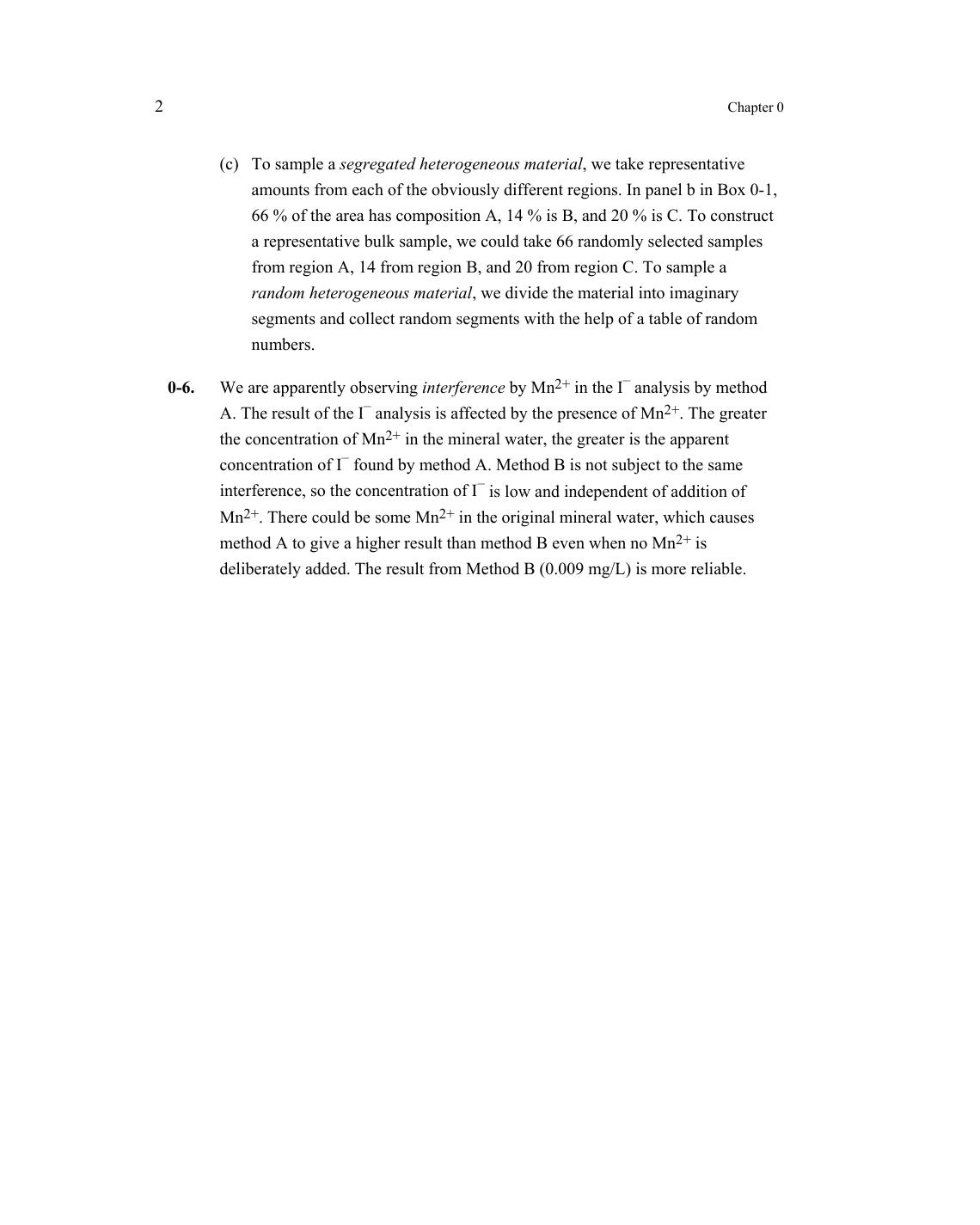 Preview page 7 of Solutions Manual Quantitative Chemical Analysis 11th Edition By Daniel Harris, Charles Lucy