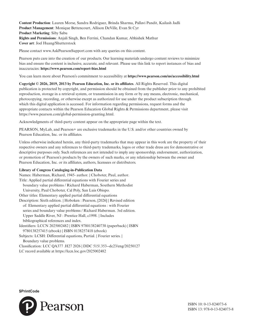 Preview page 4 of eBook PDF Applied Partial Differential Equations with Fourier Series and Boundary Value Problems 6th Edition By Richard