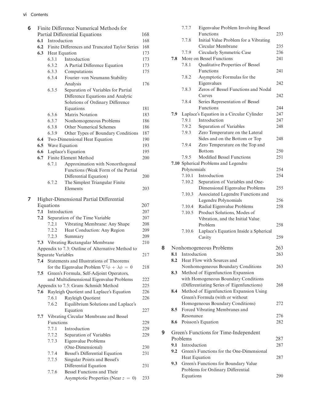 Preview page 6 of eBook PDF Applied Partial Differential Equations with Fourier Series and Boundary Value Problems 6th Edition By Richard