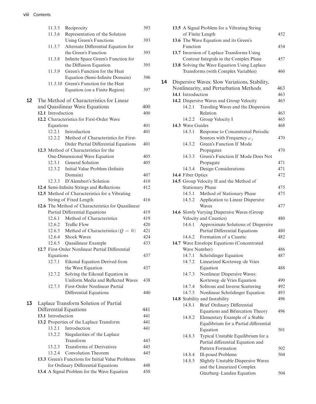 Preview page 8 of eBook PDF Applied Partial Differential Equations with Fourier Series and Boundary Value Problems 6th Edition By Richard