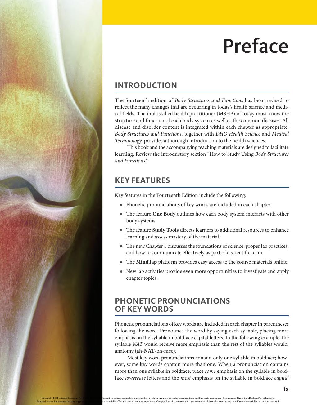 Preview page 9 of Body Structures and Functions 14th Edition By Ann Scott, Tara Bell
