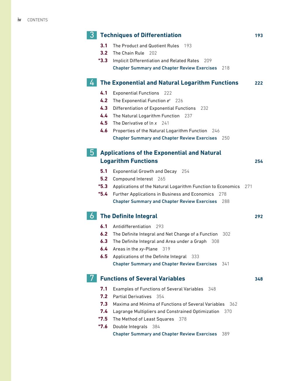 Preview page 7 of Calculus And Its Applications Brief Version 15th Edition By Larry Goldstein