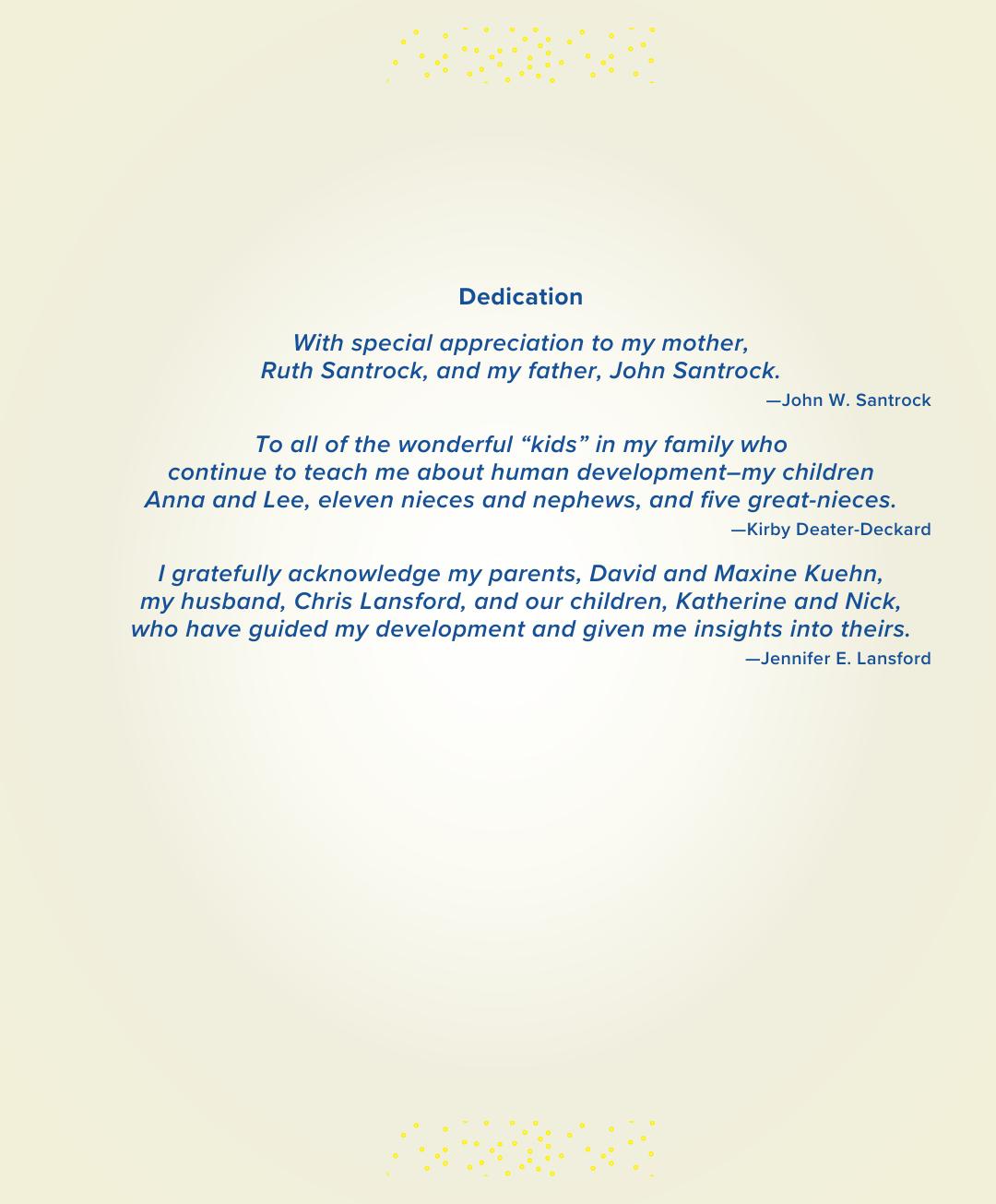 Preview page 5 of Child Development 2026 Release By John Santrock, Kirby Deater-Deckard