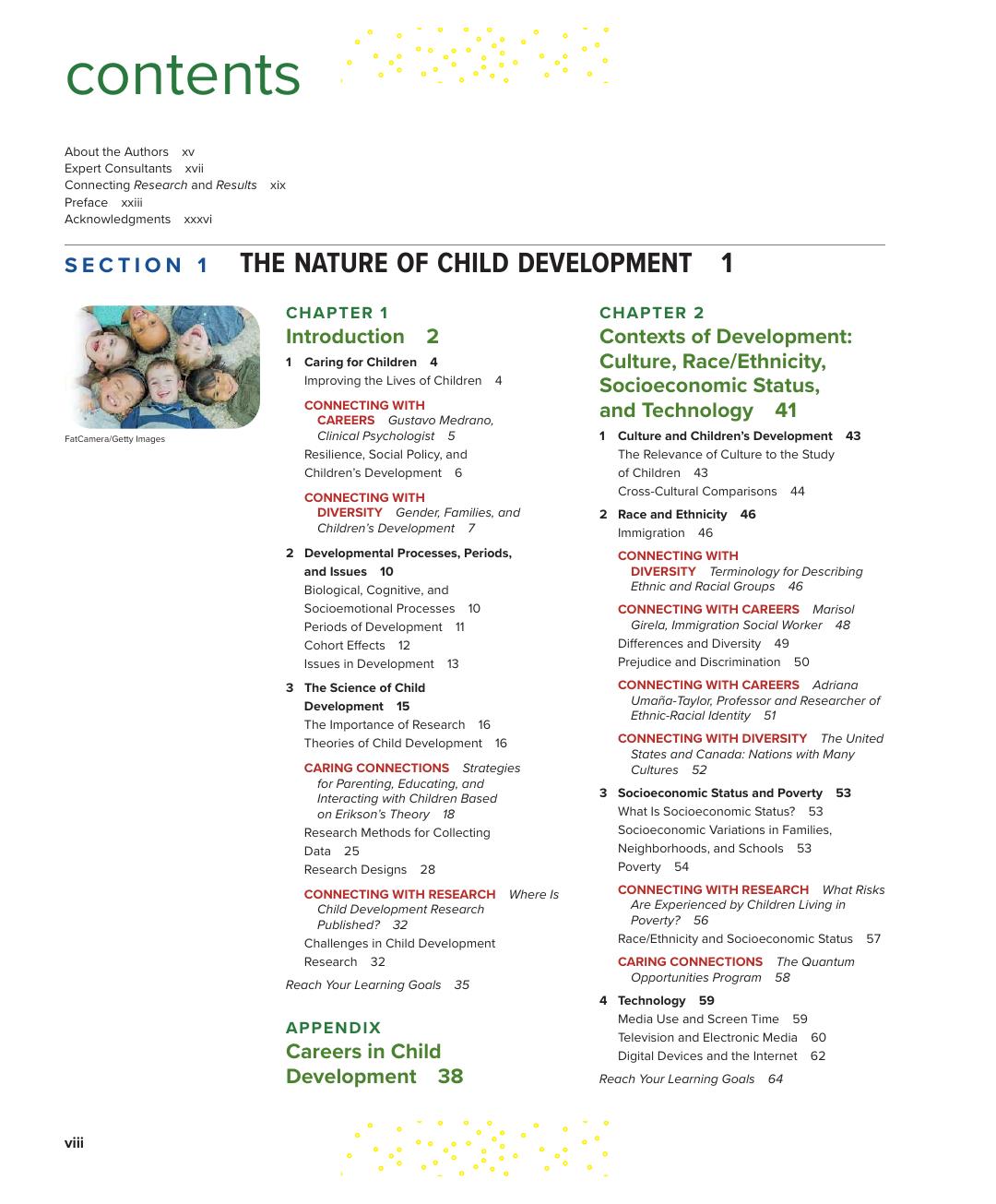 Preview page 7 of Child Development 2026 Release By John Santrock, Kirby Deater-Deckard